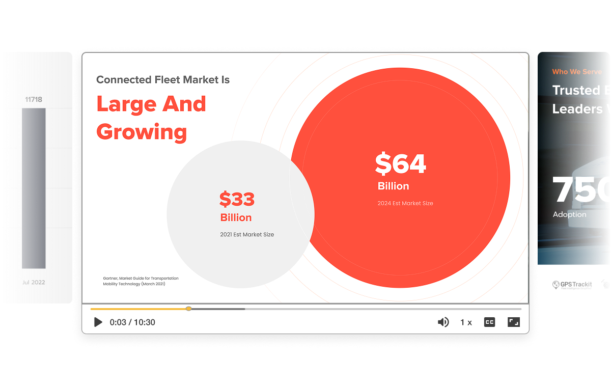 Visla's PPT to video converter keeps the original slide order and structure intact when transforming a presentation into video.